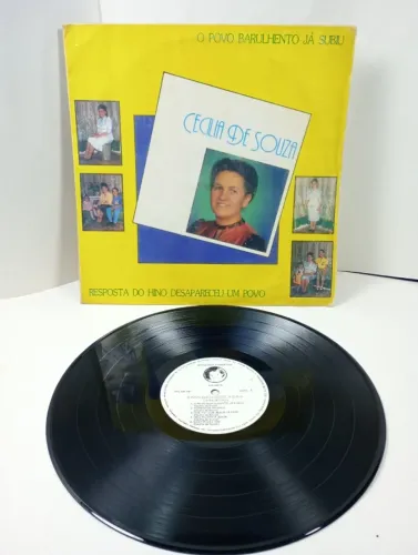LP Vinil Cecília de Souza - O Povo Barulhento Já Subiu (Gravadora Sulamita) - Raro