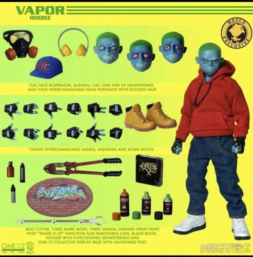 Mezco One:12 Collective Rumble Society - Hoodz: Vapor (LACRADO / NOVO)
