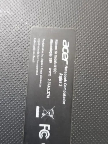 Notebook acer aspire 3