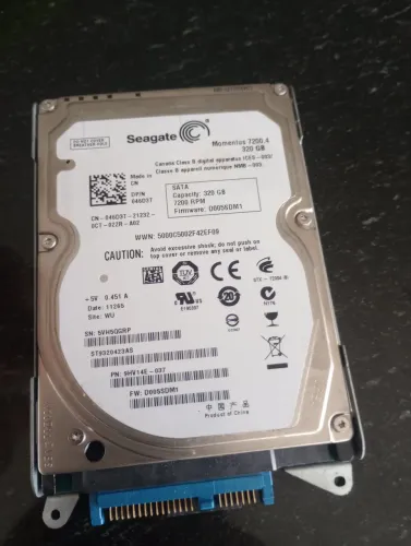 HD para notebook Seagate 320 GB