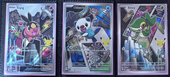 Pokémon Carta - Parceiro Inicial - trio de Unova ING