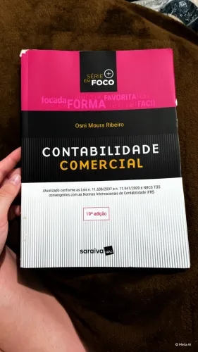 Vendo livro de Contabilidade Comercial 