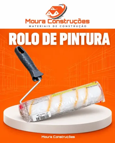 Rolo de Pintura Antigota com Garfo Profissional