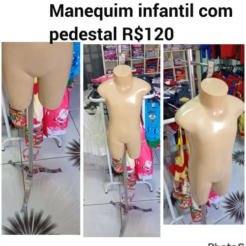 MANEQUIM COM PEDESTAL INFANTIL 