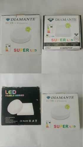 Luminaria REDONDA E QUADRADA (SOBREPOR)