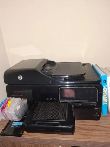 Impressora HP OfficeJet Pro 8500A - Com defeito (erro de cabeçote) - Ink Tank - Para peças