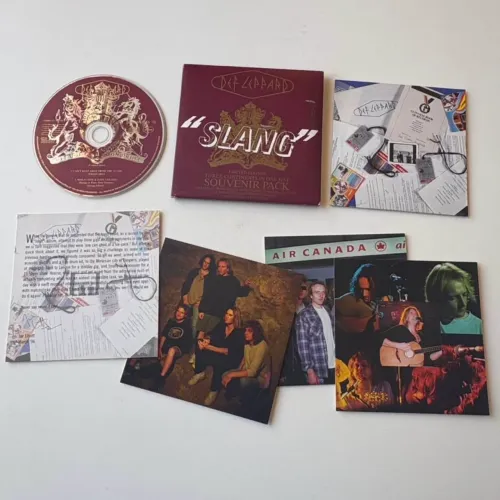 Def Leppard Slang Cd Single Importado Com Cards Inglaterra