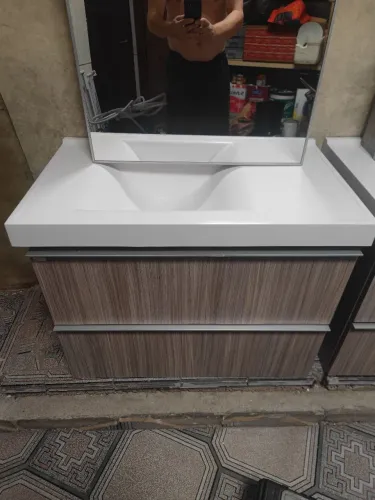 Gabinete para banheiro com espelho