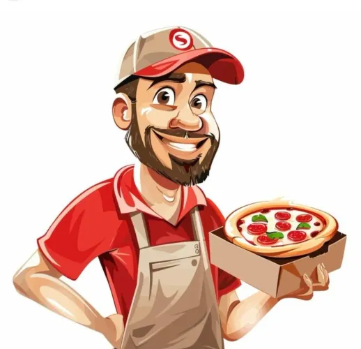Atendente pizzaria masculino