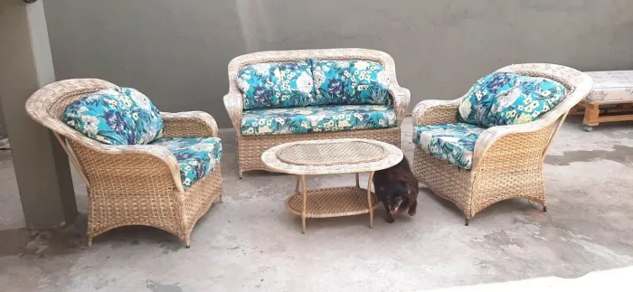 Conjunto sofá p/ área externa. NÃO FAÇO ENTREGA!