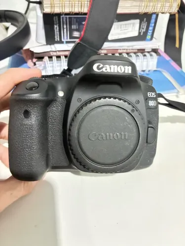 Cânon 80d + kit completo fotografia