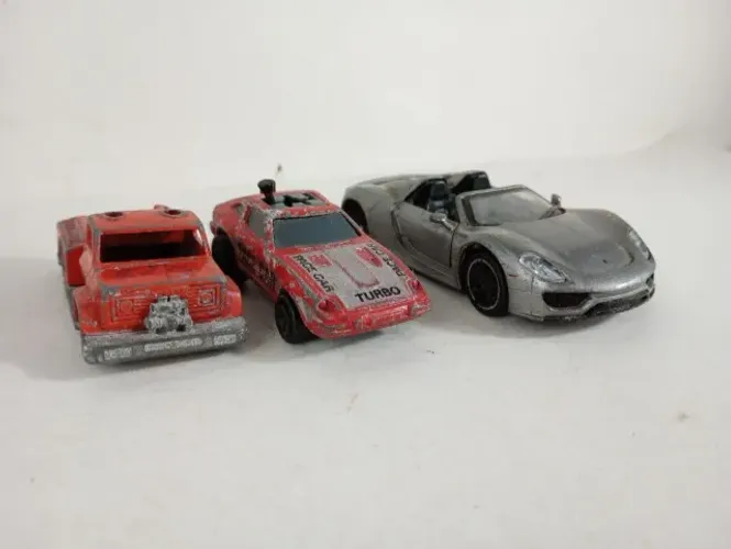 lote 3 carrinhos antigos matchbox para restauro
