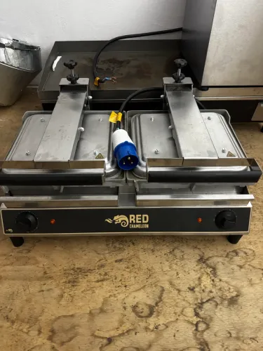 Prensa Sanduicheira Dupla Elétrica Padrão Lisa 220V