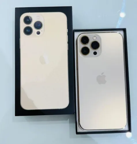 iPhone 13 Pro Max 128GB cor Dourada, Com 20 capinhas de BRINDE.