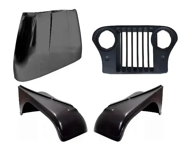 Grade, capô e Paralamas Jeep Willys CJ 5 / frente completa