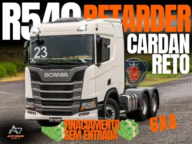 Scania R540 6x4 Opticruise, Freio Retarder, Defletor e Baixíssima Km
