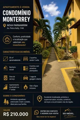 APARTAMENTO À VENDA | CONDOMÍNIO MONTERREY