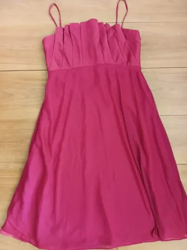 Vestido de festa rosa. Marca: Arte Sacra 