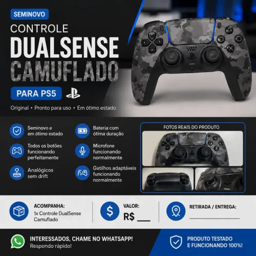 Controle Ps5