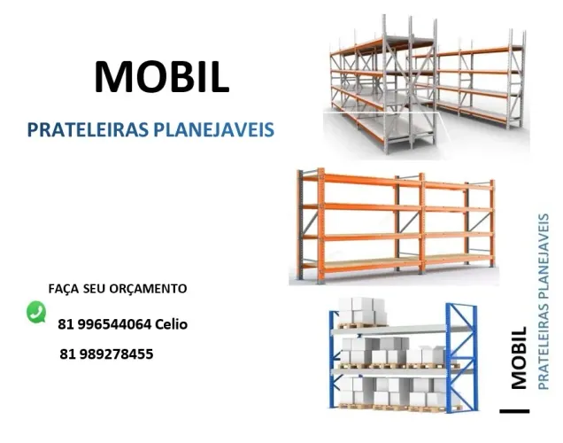 Prateleiras de ferro