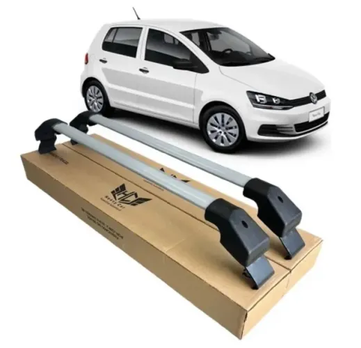 Rack de Teto Transversal / Bagageiro para Volkswagen Fox 2004 a 2021- Novo na Caixa