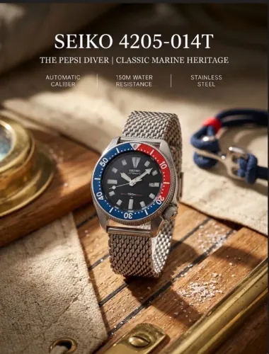 Seiko Vintage Diver Pepsi 4205 - raríssimo!