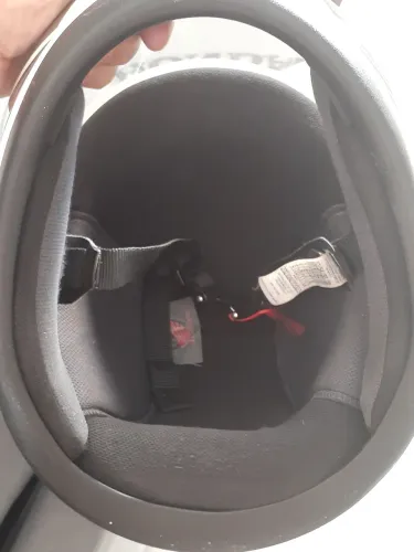 Capacete original honda com pouco uso tamanho 60 estado de novo