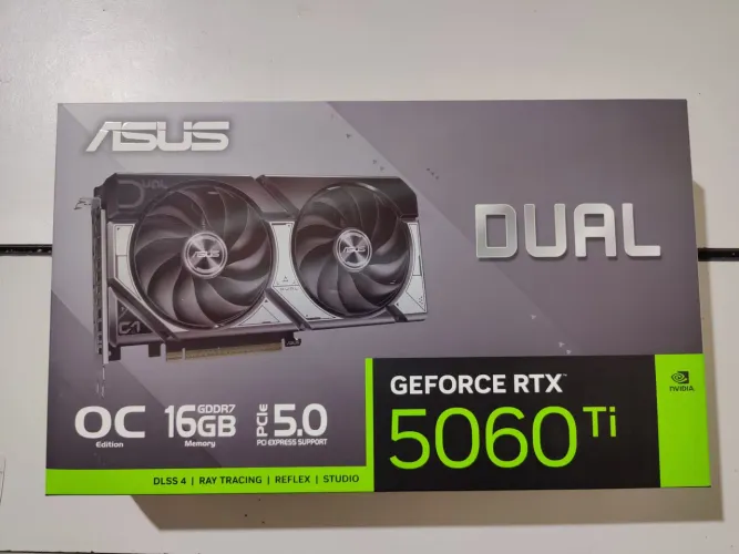 Placa de Vídeo Asus RTX 5060ti 16gb (nova)