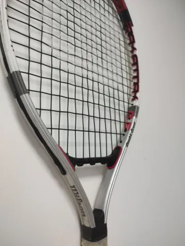 5 raquetes com capas Wilson, Babolat, Prokennex, Hanil winning shot