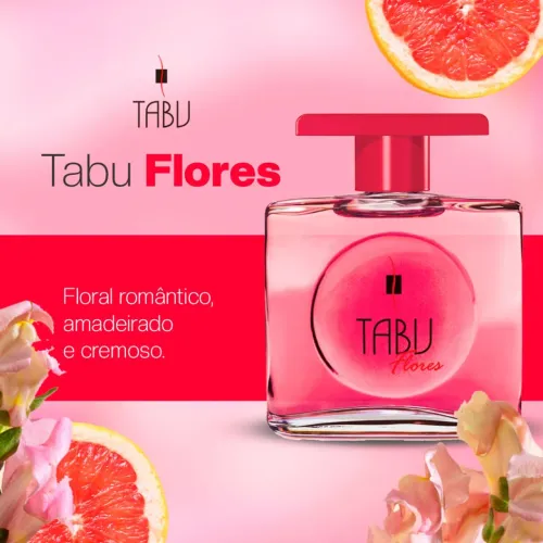 Deo colônia tabu flores 60 ml 