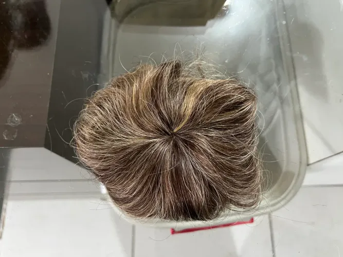 Mini Prótese Capilar Masculina Castanho