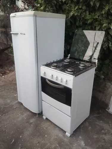 Kit Fogao e Geladeira Electrolux 