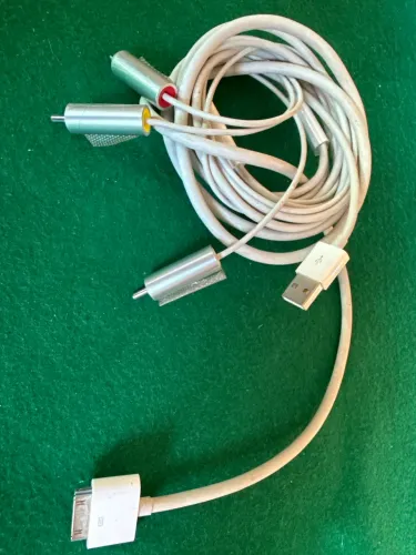 Cabo Rca USB 30 pinos Apple 