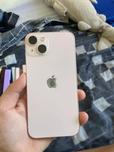 iPhone 13 rosa 80% saúde da bateria mais 21CAPINHAS NOVAS