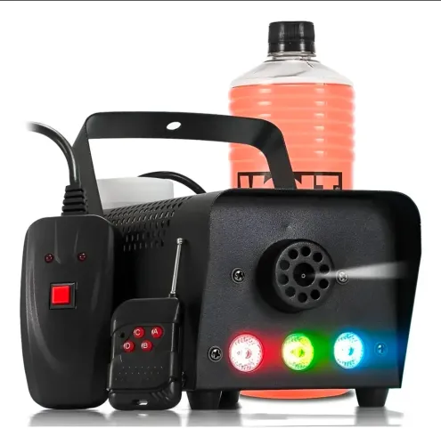Maquina De Fumaça + 2 Controles + Fluido