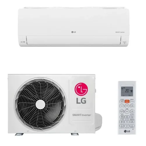 Ar Condicionado Split Hi Wall LG Inverter Smart Voice AI 12.000 Btus Frio 220v R-32