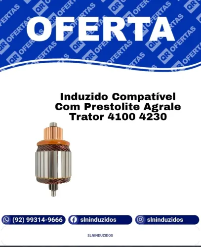 Induzido Compatível<br>Com Prestolite Agrale<br>Trator 4100 4230