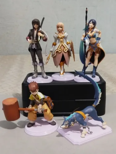RARO - One Coin Grande Figure Collection Tales of Vesperia -Chapter of Justice - 5 figuras