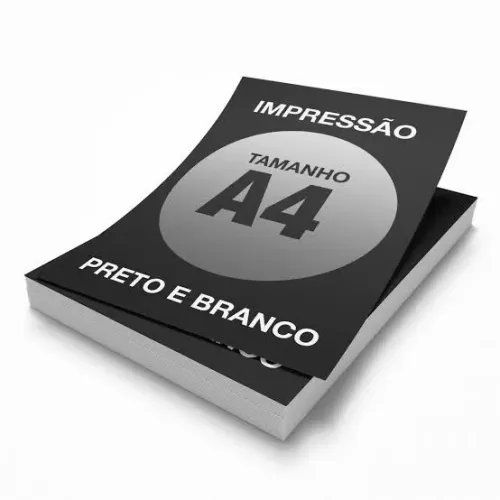 Impressão P e B - 10 centavos a página A4