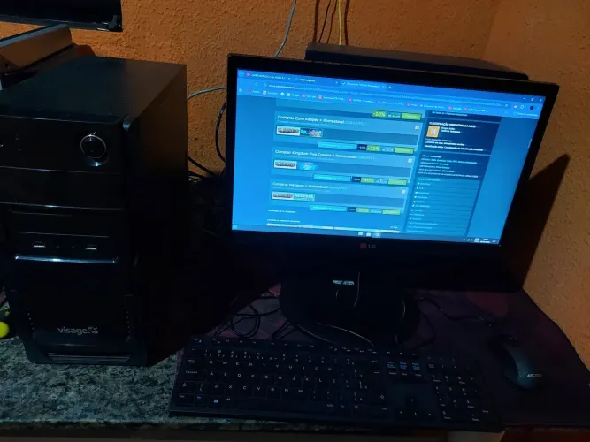 Computador completo basicao i3 4170 4gb.
