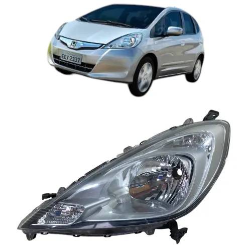 Farol Honda Fit 2013 2014 Cromado Original Lado Esquerdo