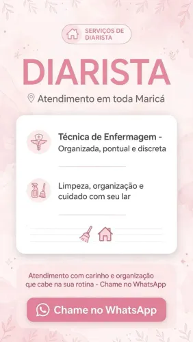 Diarista e Técnica de enfermagem