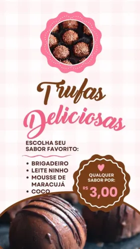 Encomenda de trufas