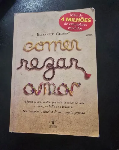 LIVRO COMER REZAR AMAR