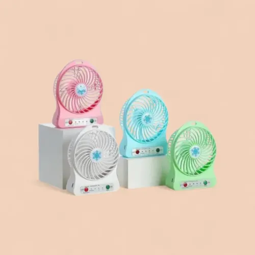 Mini Ventilador USB Portátil para Mesa e Uso Pessoal
