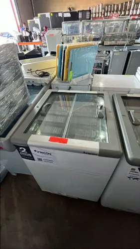 FREEZER HORIZONTAL TAMPA DE VIDRO 142 LITROS - NOVO
