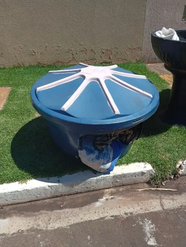 Casinha de cachorro.