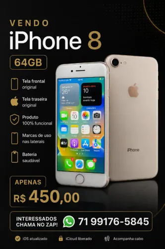 iPhone 8 tudo original