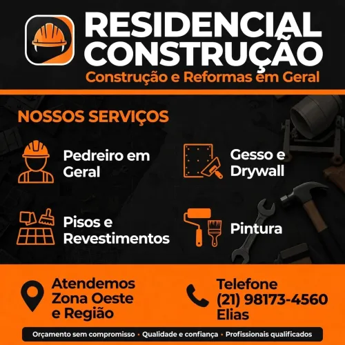 Pintor pedreiro gesseiro