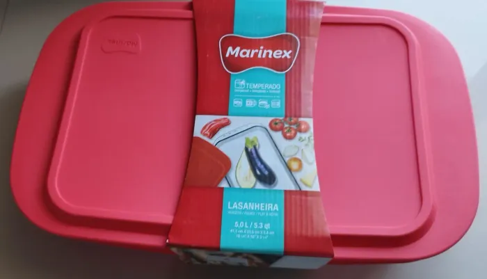 Lasanheura Marinex Grande 5 l Nova com tampa